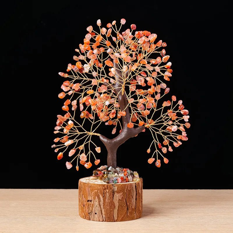 Natural Crystal Stone Money Tree – Feng Shui Home Decor Ornament - The Uplift Shop