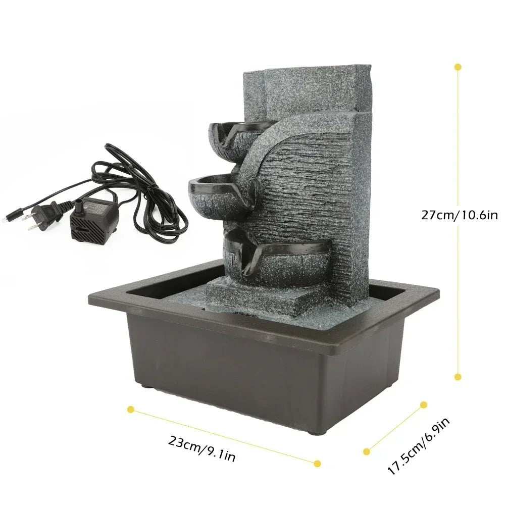 Zen LED Feng Shui Ball Fountain – Tabletop Water Feature - The Uplift Shop
