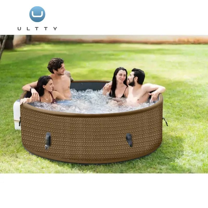 Foldable Inflatable Spa Hot Tub – Outdoor Soaking Bath for Adults - The Uplift Shop