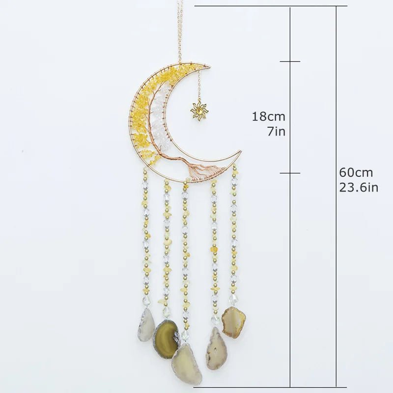 7 Chakra Tree of Life Gemstone Suncatcher – Healing Decor - The Uplift Shop