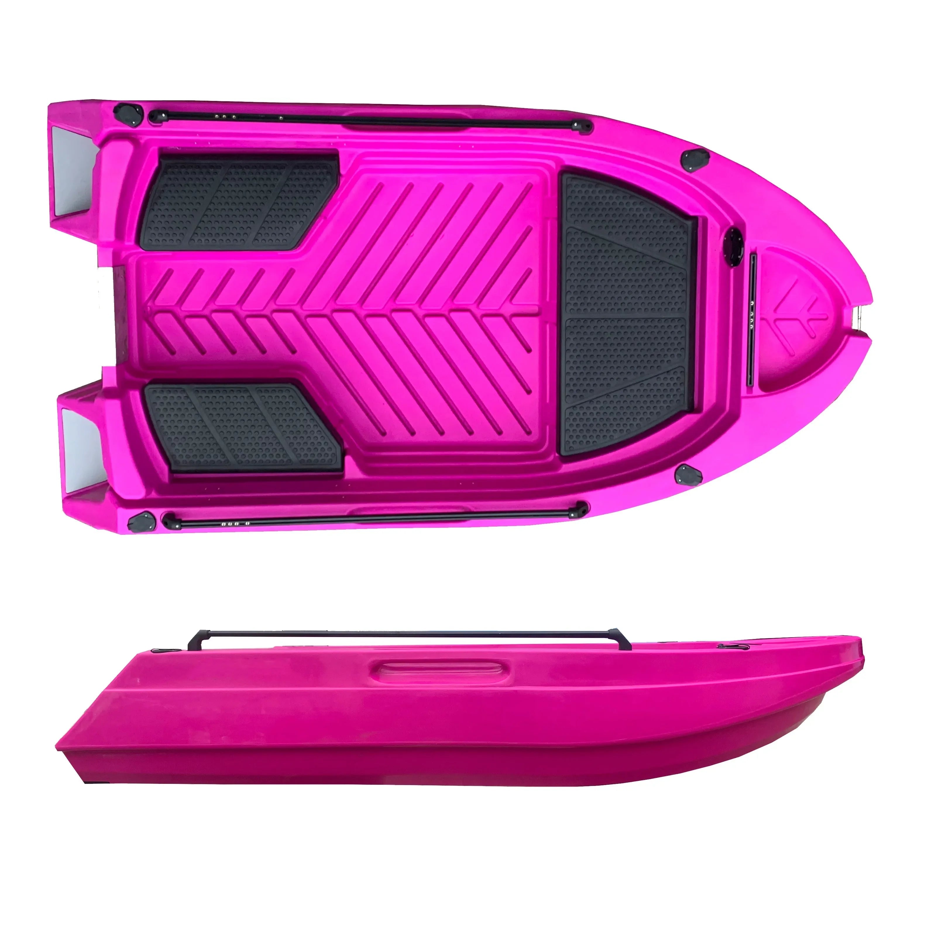 3m HDPE Fishing Kayak Skiff Boat – 4 - Person Anti - UV Hull with Live Fish Compartment - The Uplift Shop