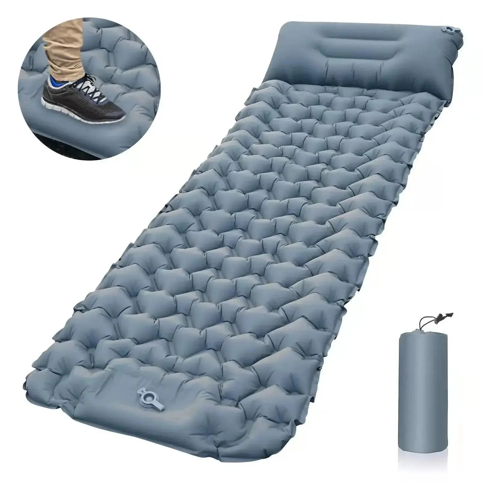 Sleeping Pad Camping Inflatable Mattress with Pillows - The Uplift Shop