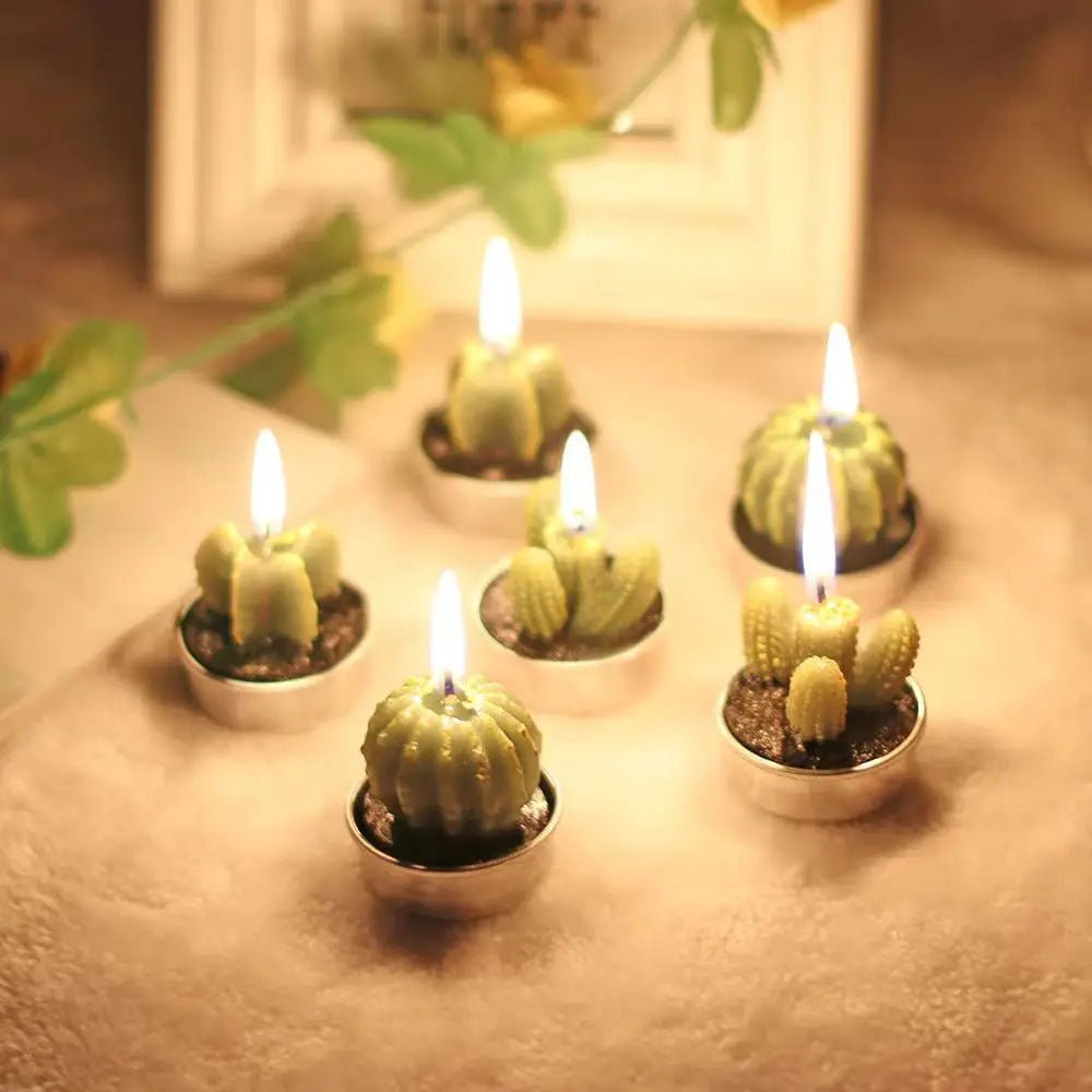 Handmade Botanical Aromatherapy Candles – Rose, Lotus & Cactus - The Uplift Shop