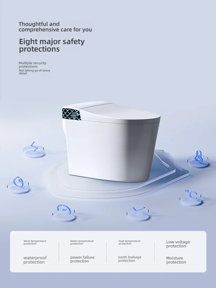 Smart Bidet Toilet with Heated Seat & Remote Control - The Uplift Shop