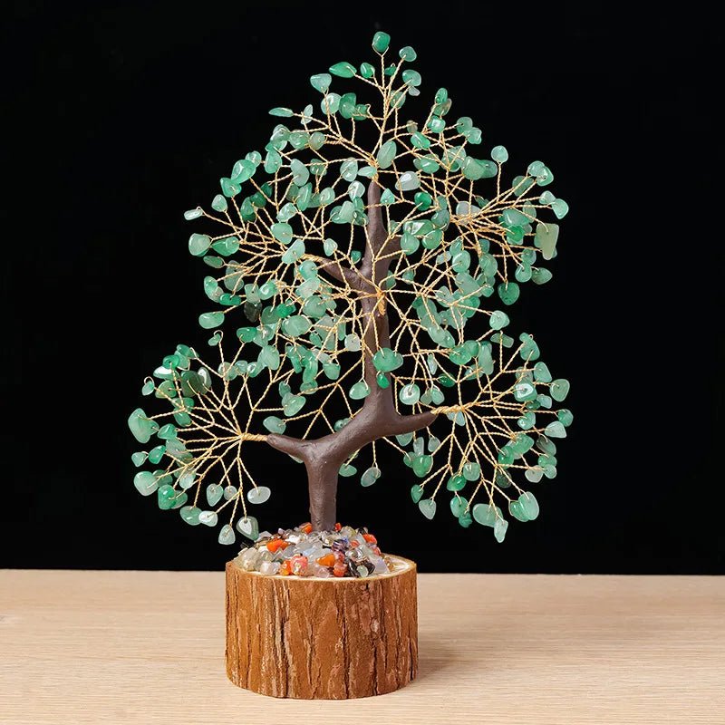 Natural Crystal Stone Money Tree – Feng Shui Home Decor Ornament - The Uplift Shop