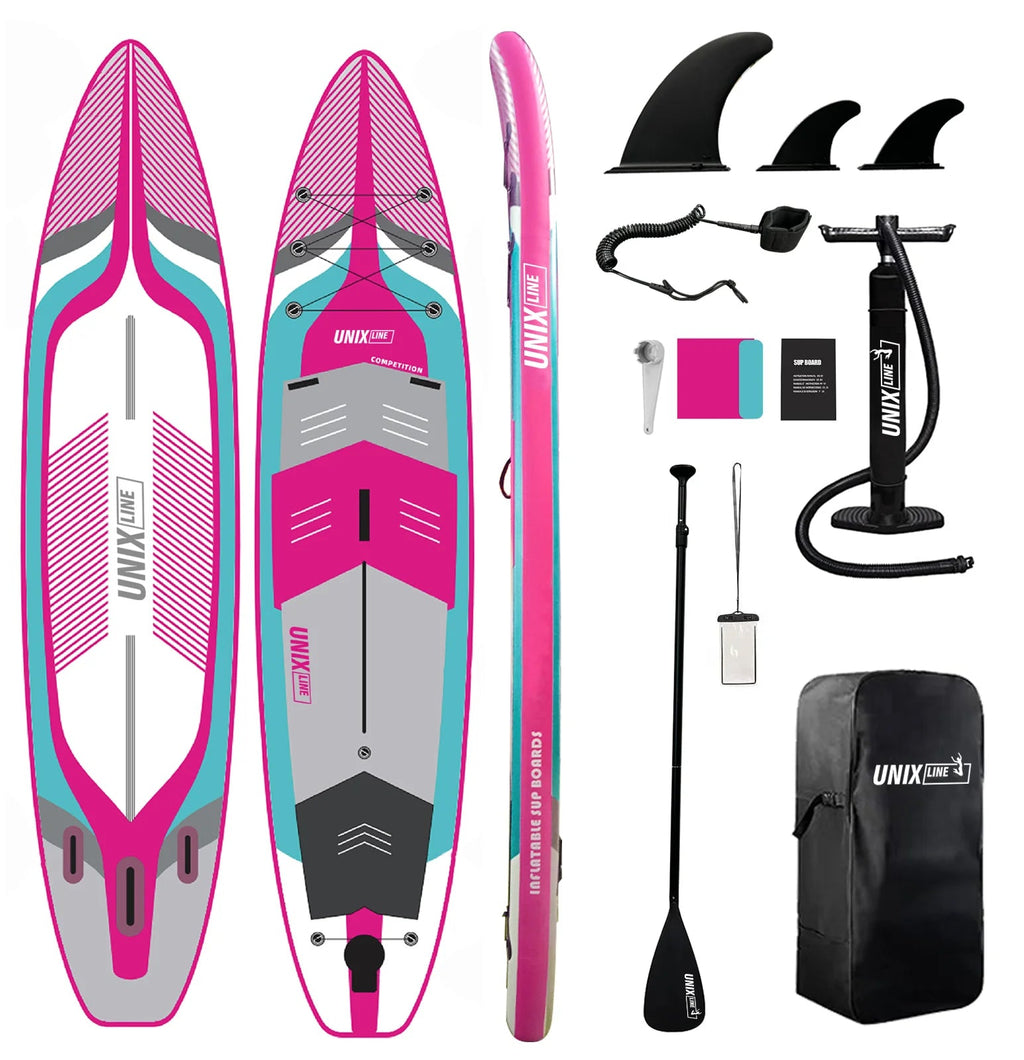 Premium Inflatable SUP Paddle Board – Double - Thick PVC Surfboard with Full Kit - The Uplift Shop