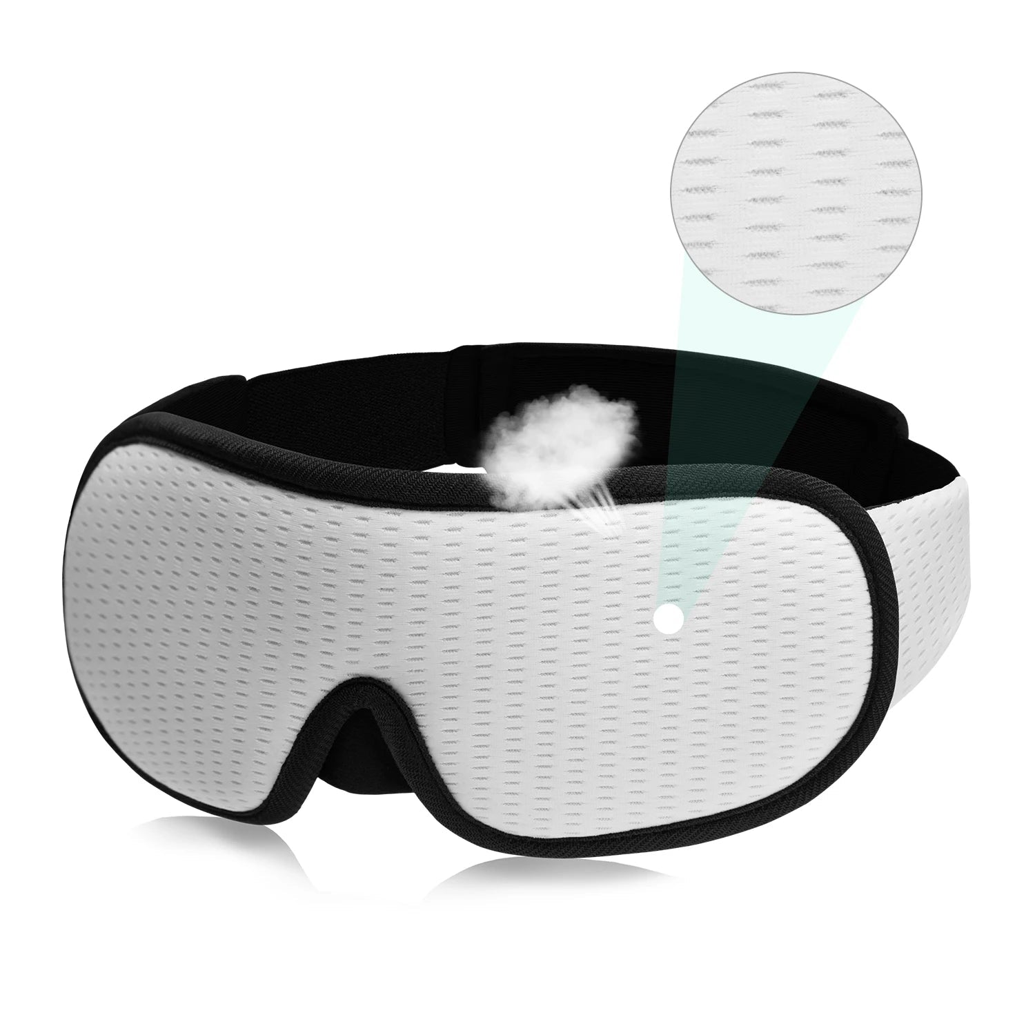 3D Contoured Sleep Mask – Soft Padded Blackout Eye Mask for Better Sleep - The Uplift Shop