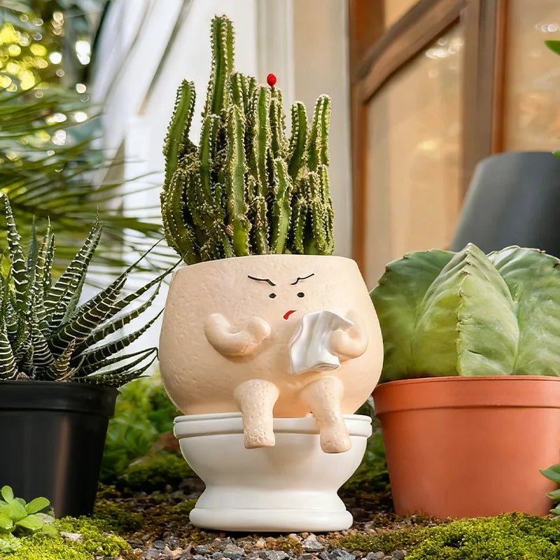 Novelty Succulent Planter – Cute Office & Desktop Décor - The Uplift Shop