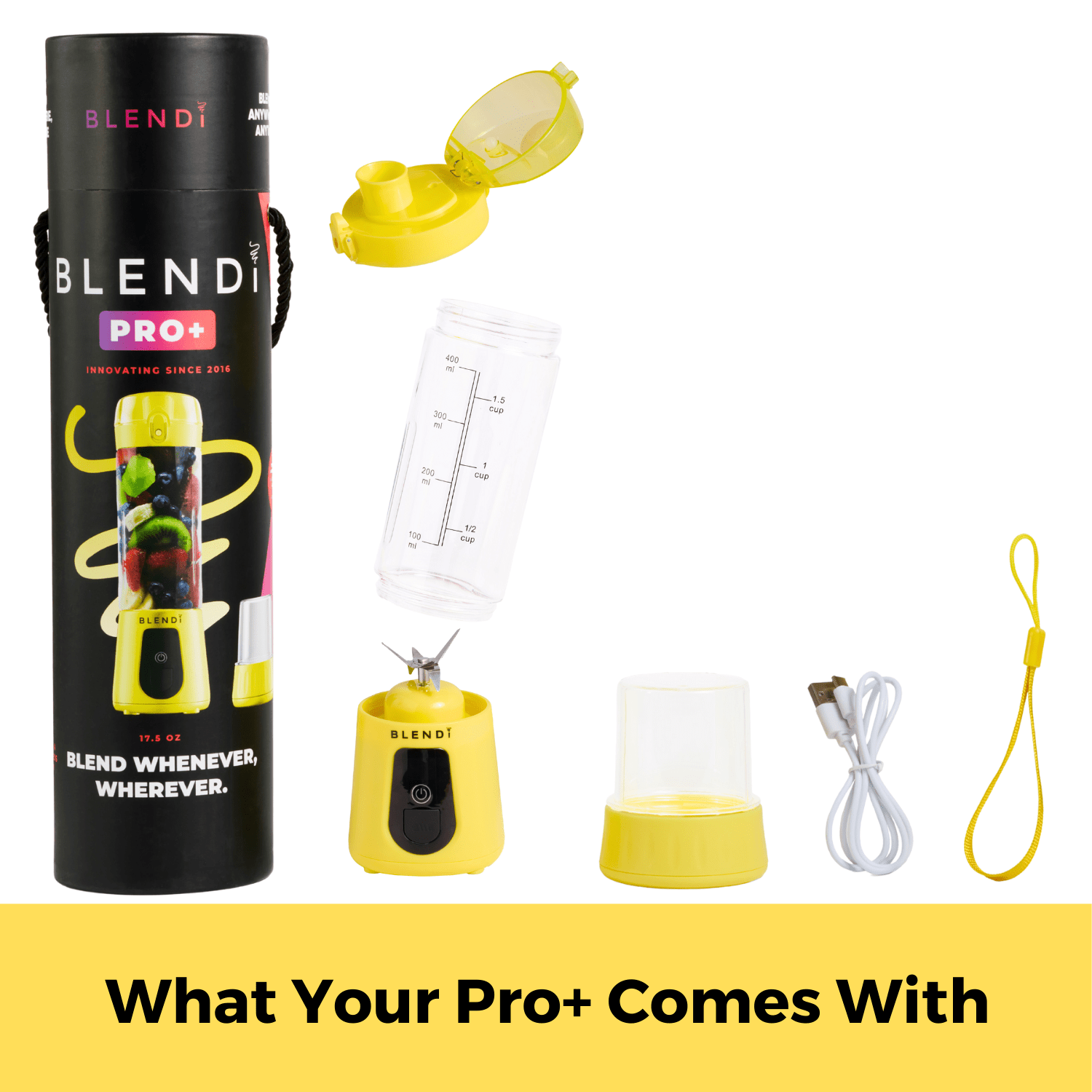 Pro+ Ice Crushing Portable Blender (17oz) - The Uplift Shop