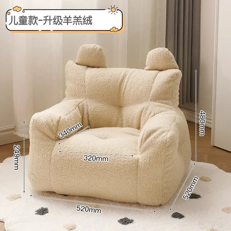 Soft Fleece Bean Bag Cover for Kids – Cozy Armchair Sofa Seat - The Uplift Shop