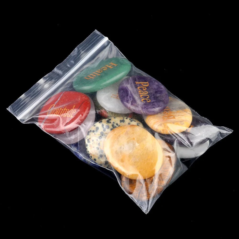 Healing Crystal Ellipse Ornament – Feng Shui Energy Decor - The Uplift Shop