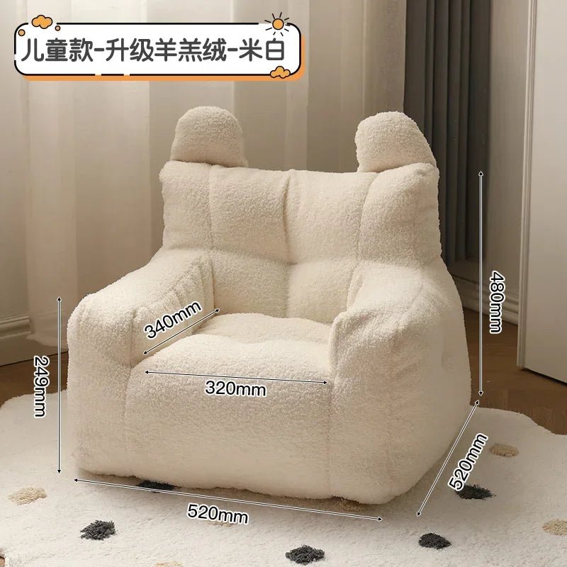 Soft Fleece Bean Bag Cover for Kids – Cozy Armchair Sofa Seat - The Uplift Shop
