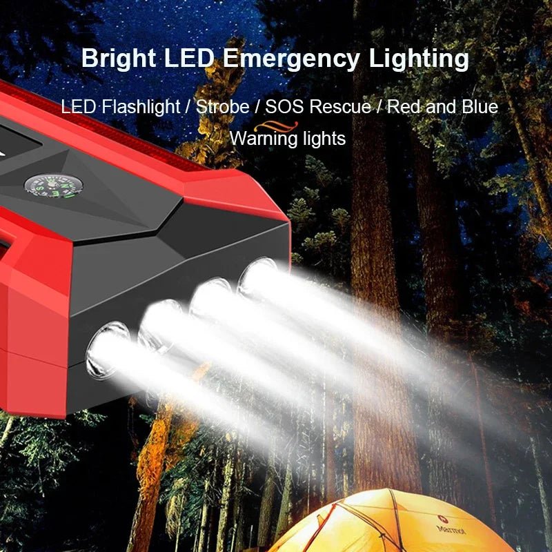 Portable Car Jump Starter & Power Bank – 30000mAh Emergency Battery Booster - The Uplift Shop