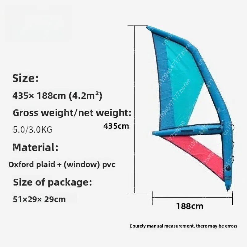 Inflatable Wind Wing Paddle Board – Hand Kiteboard Water Ski Wing Foil - The Uplift Shop