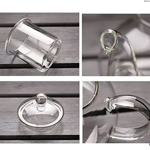 Glass Herbal Kettle – See-Through Stovetop Tea Infuser - The Uplift Shop