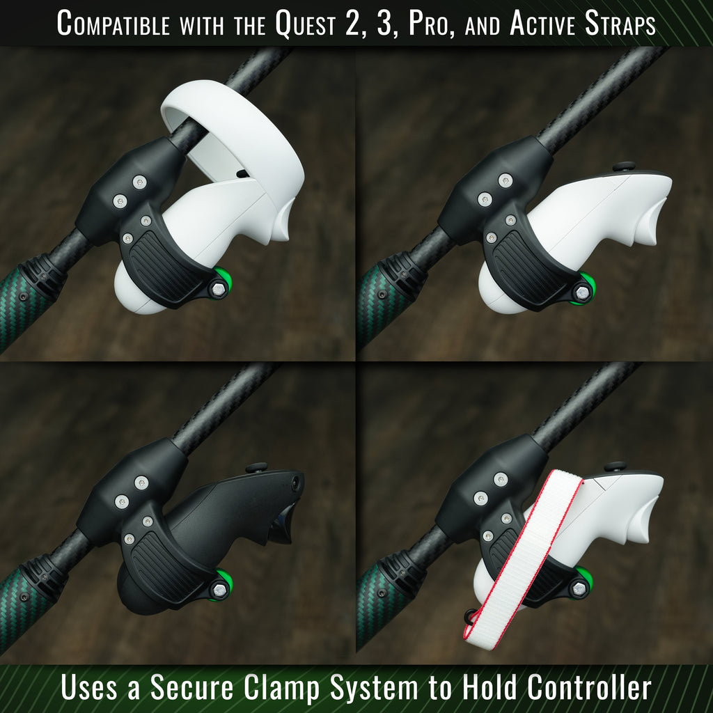 DriVR Elite - Adjustable VR Weighted Golf Club Handle Accessory - Compatible with Quest 2, 3/3s, and Pro - The Uplift Shop