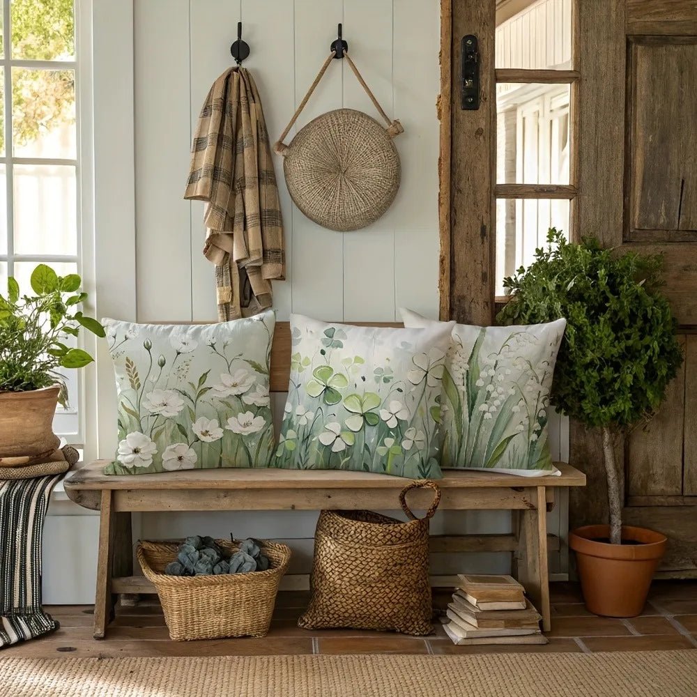 Spring Floral Cushion Cover – Sofa & Bedroom Decor - The Uplift Shop