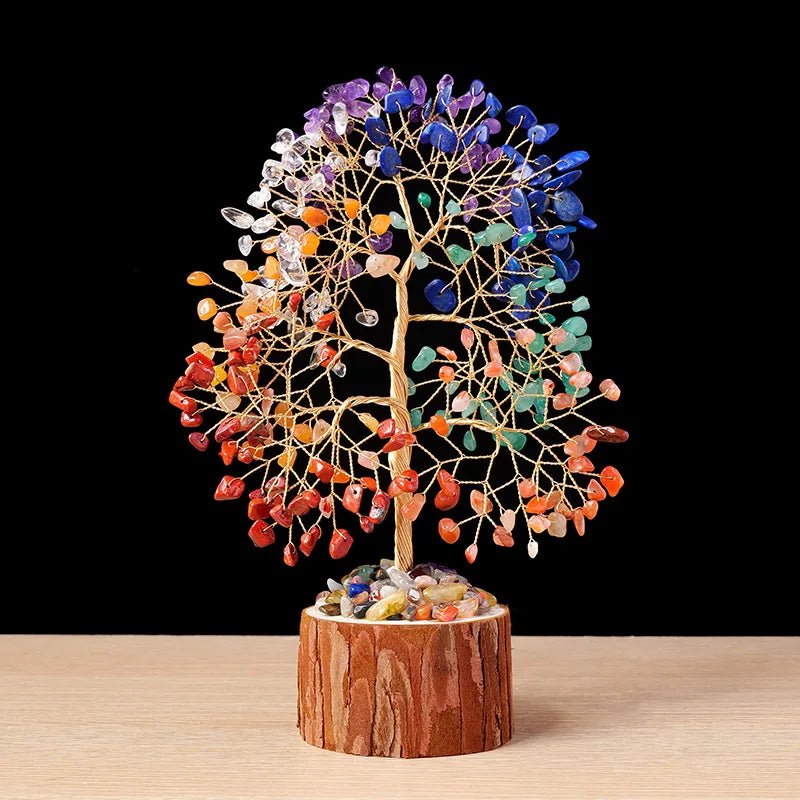 Natural Crystal Stone Money Tree – Feng Shui Home Decor Ornament - The Uplift Shop