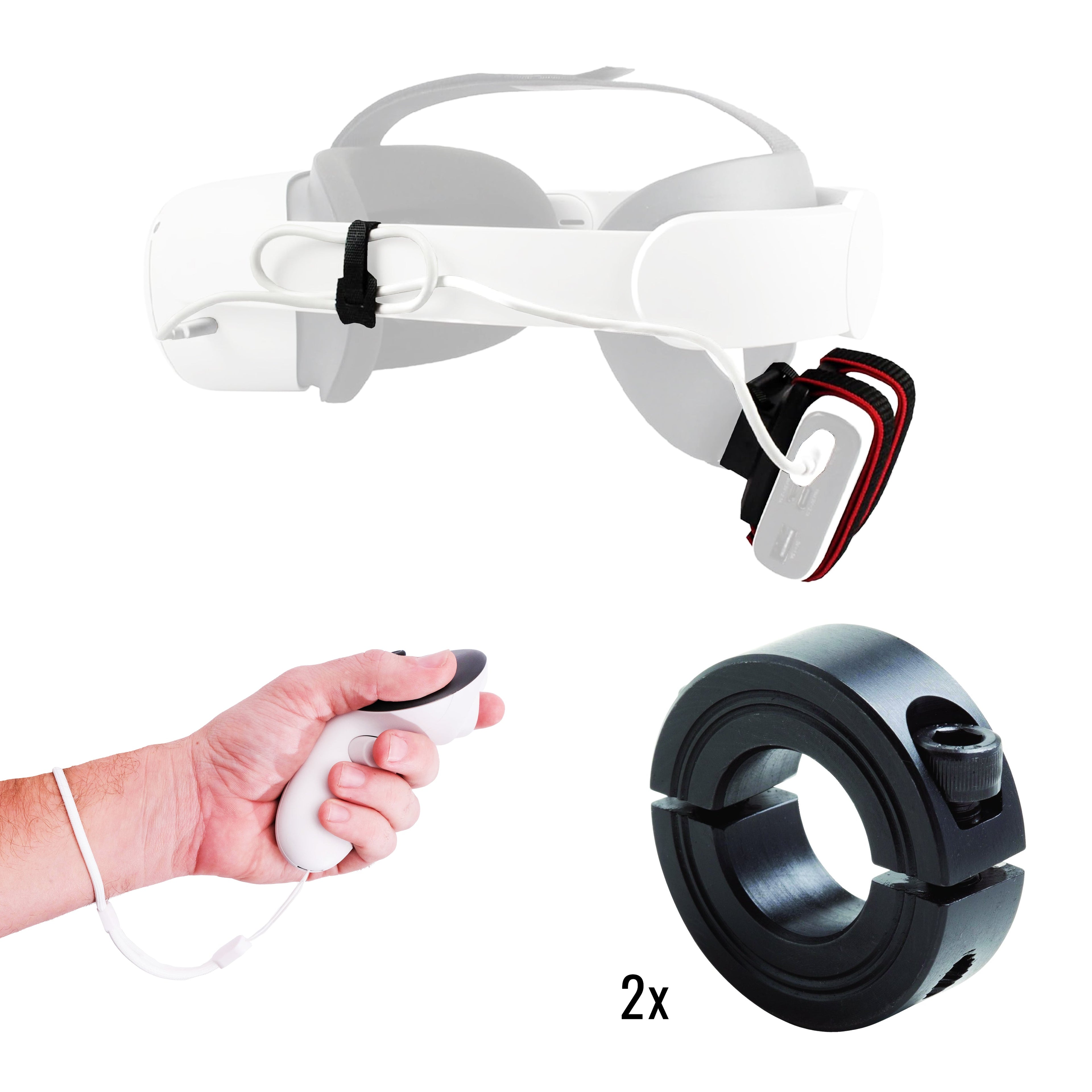 DriVR Elite - Adjustable VR Weighted Golf Club Handle Accessory - Compatible with Quest 2, 3/3s, and Pro - The Uplift Shop