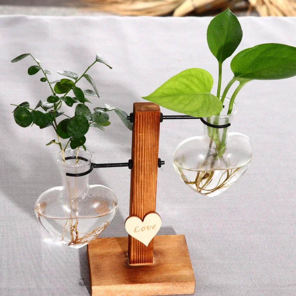 Vintage Glass Bulb Propagation Vase – Desktop Plant Terrarium - The Uplift Shop