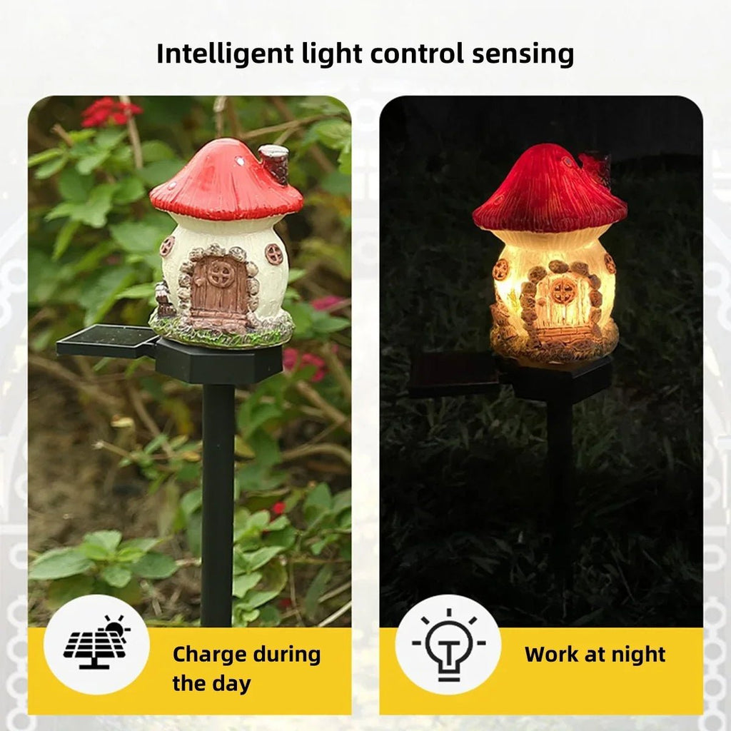 Solar Mushroom Garden Light – Waterproof LED Yard Decor - The Uplift Shop