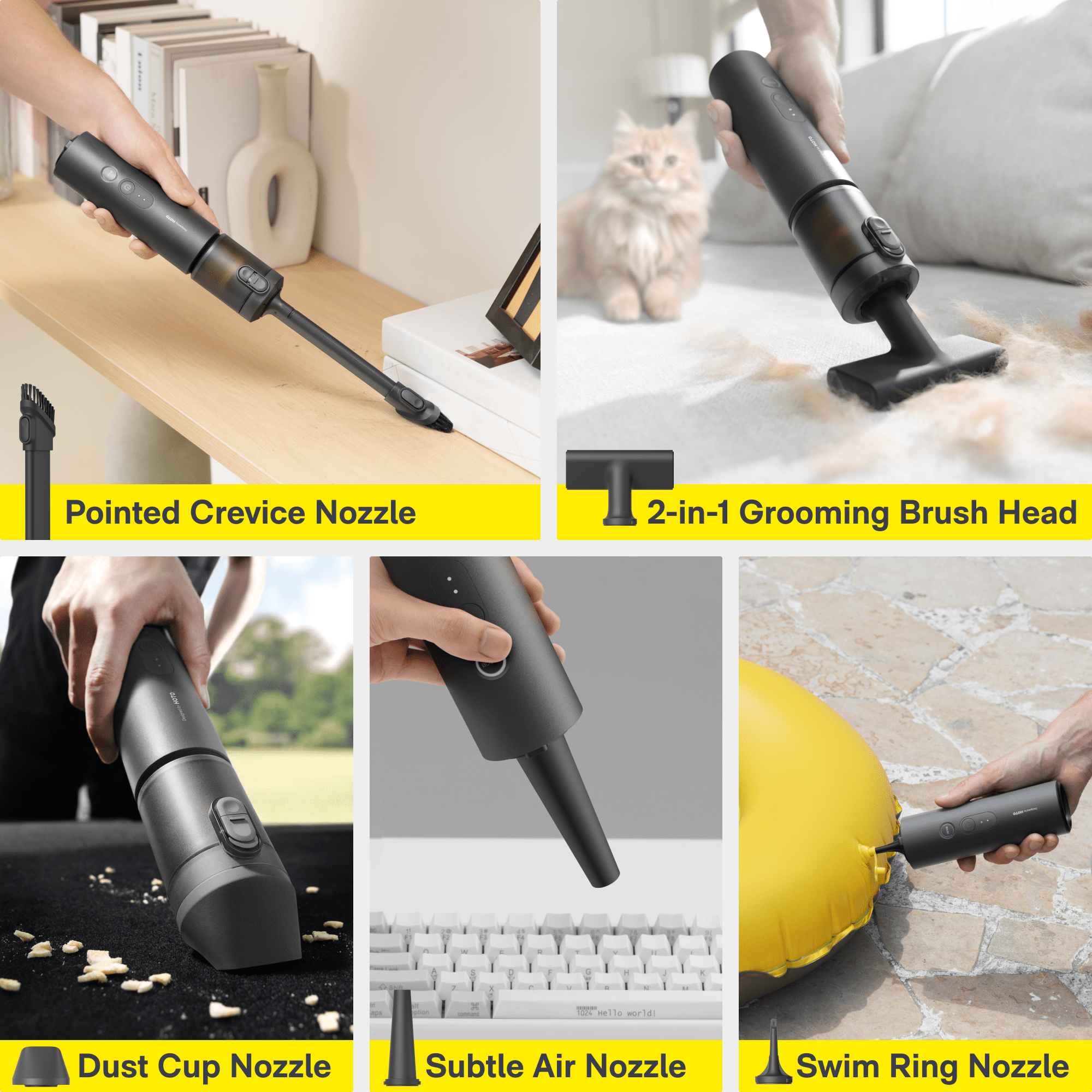HOTO AutoCare Air Duster & Vacuum - The Uplift Shop