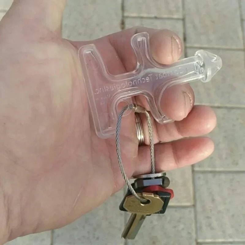 Self Defense Duron Drill Keychain Security Protection Personal Emergency Glass Breaker Portable Protection Tools for Women - The Uplift Shop