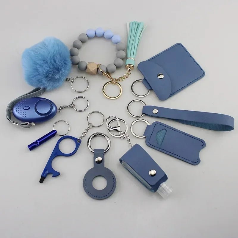 Self Defense Keychain for Women - Personal Safety Alarm with LED Light & Emergency Whistle | Protective Security Accessories - The Uplift Shop
