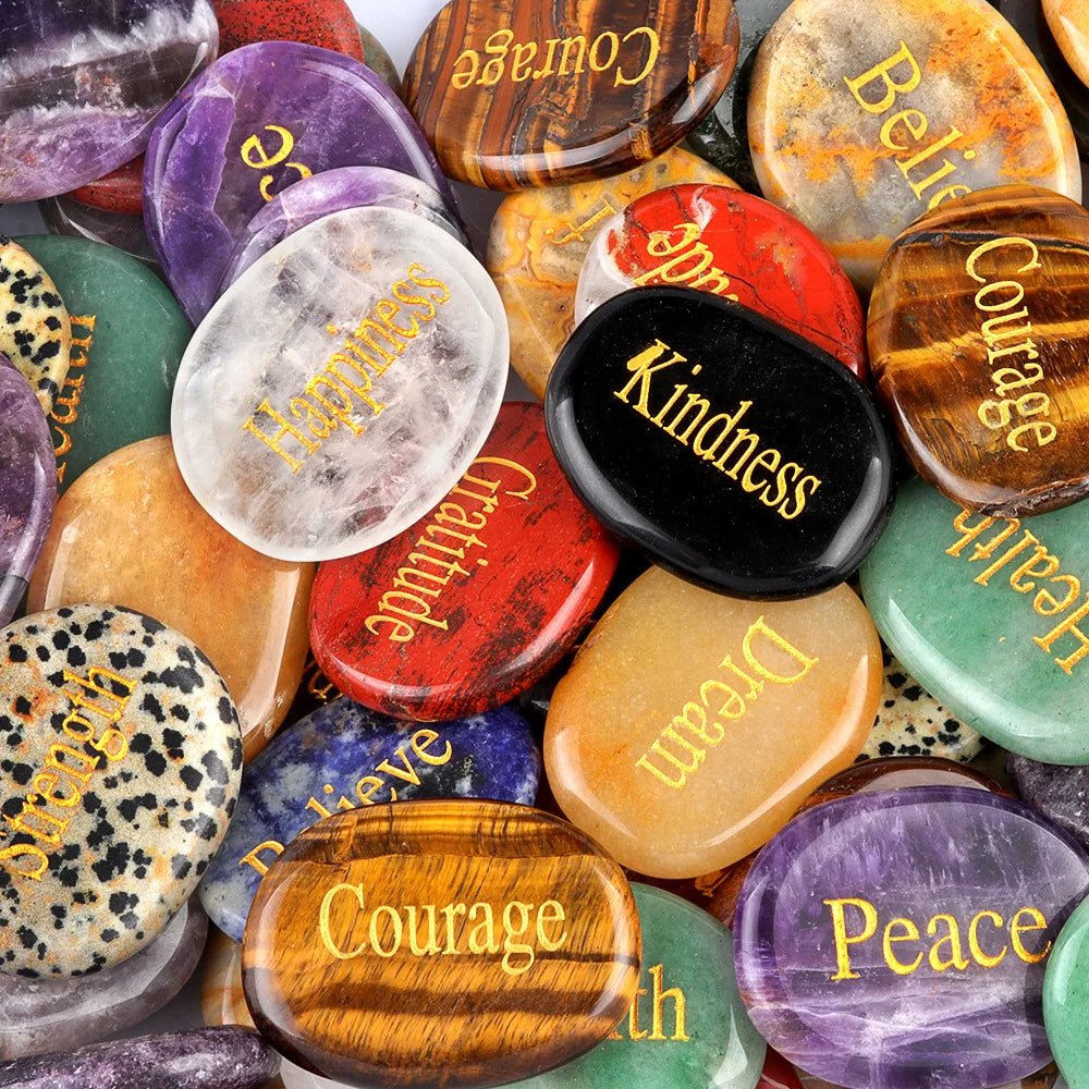 Healing Crystal Ellipse Ornament – Feng Shui Energy Decor - The Uplift Shop