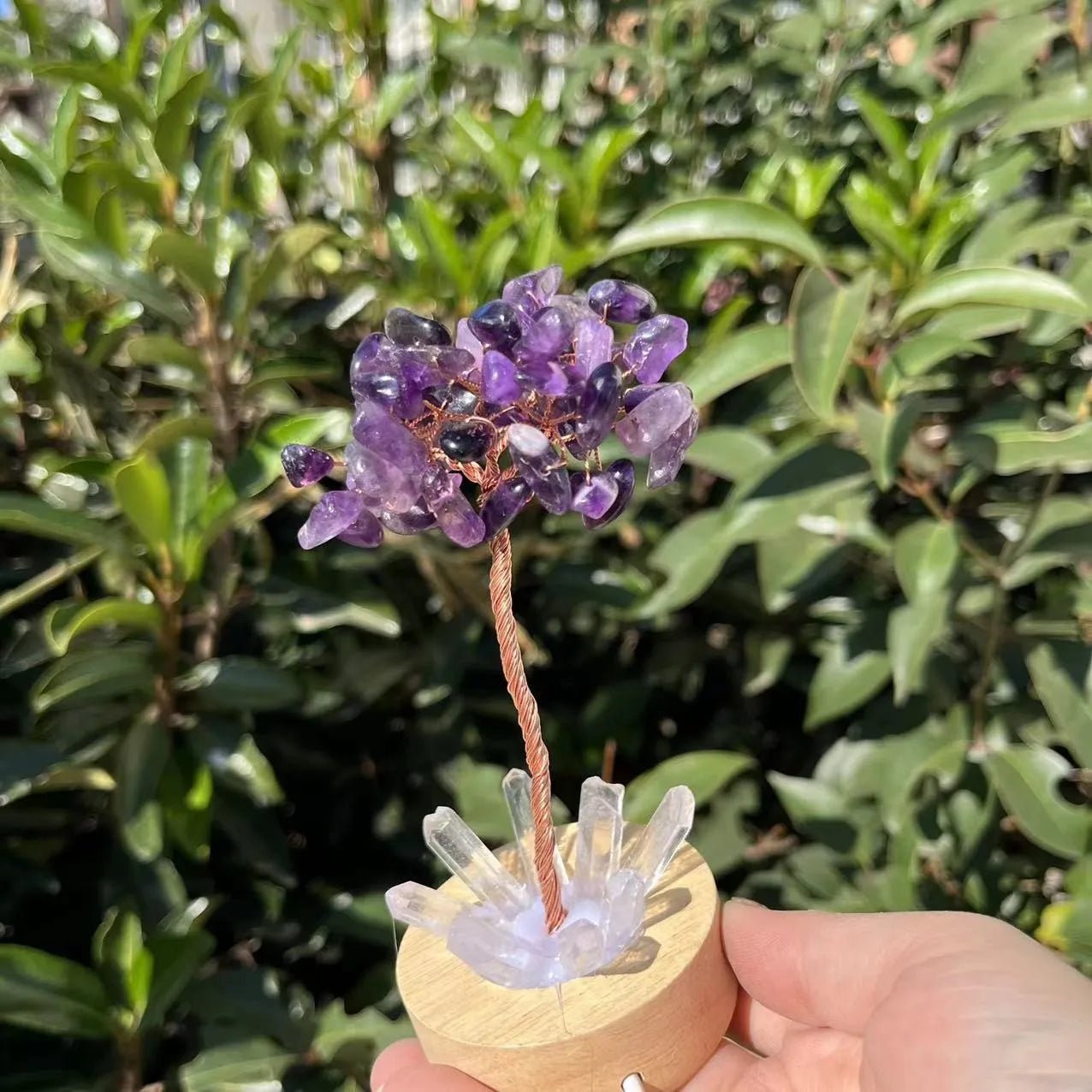 Crystal Money Tree with LED Base – Feng Shui Wealth & Birthday Gift - The Uplift Shop