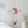 Moon Dream Catcher Crystal Suncatcher – Gemstone Tree of Life Decor - The Uplift Shop