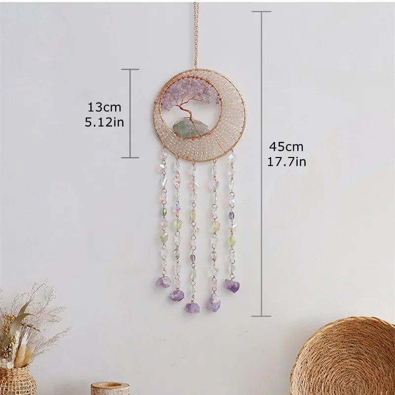 7 Chakra Tree of Life Gemstone Suncatcher – Healing Decor - The Uplift Shop