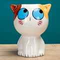 Cute Cat Ceramic Planter – Cartoon Animal Succulent Pot for Desk & Home Decor - The Uplift Shop