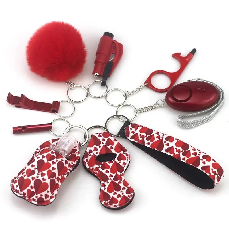 Self Defense Keychain for Women - Personal Safety Alarm with LED Light & Emergency Whistle | Protective Security Accessories - The Uplift Shop