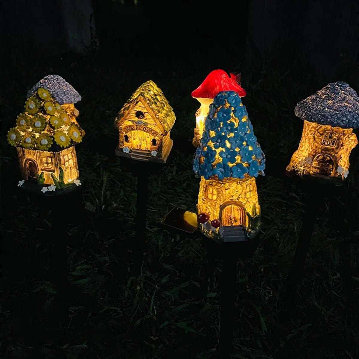 Solar Mushroom Garden Light – Waterproof LED Yard Decor - The Uplift Shop