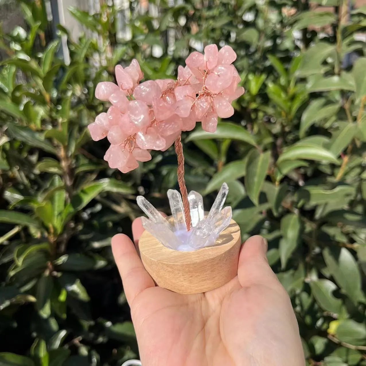 Crystal Money Tree with LED Base – Feng Shui Wealth & Birthday Gift - The Uplift Shop