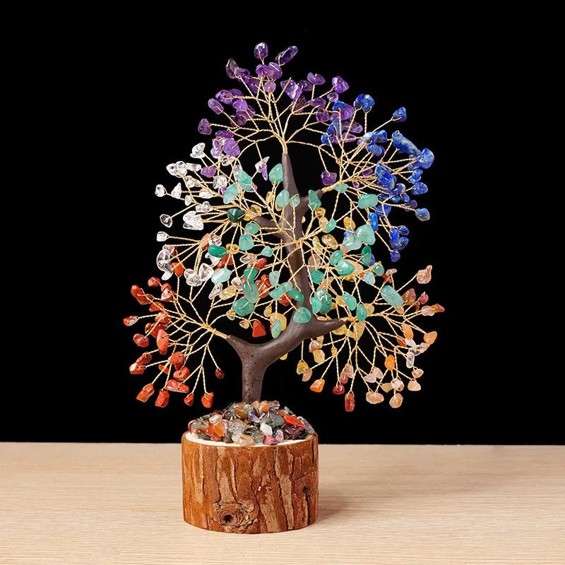 Natural Crystal Stone Money Tree – Feng Shui Home Decor Ornament - The Uplift Shop