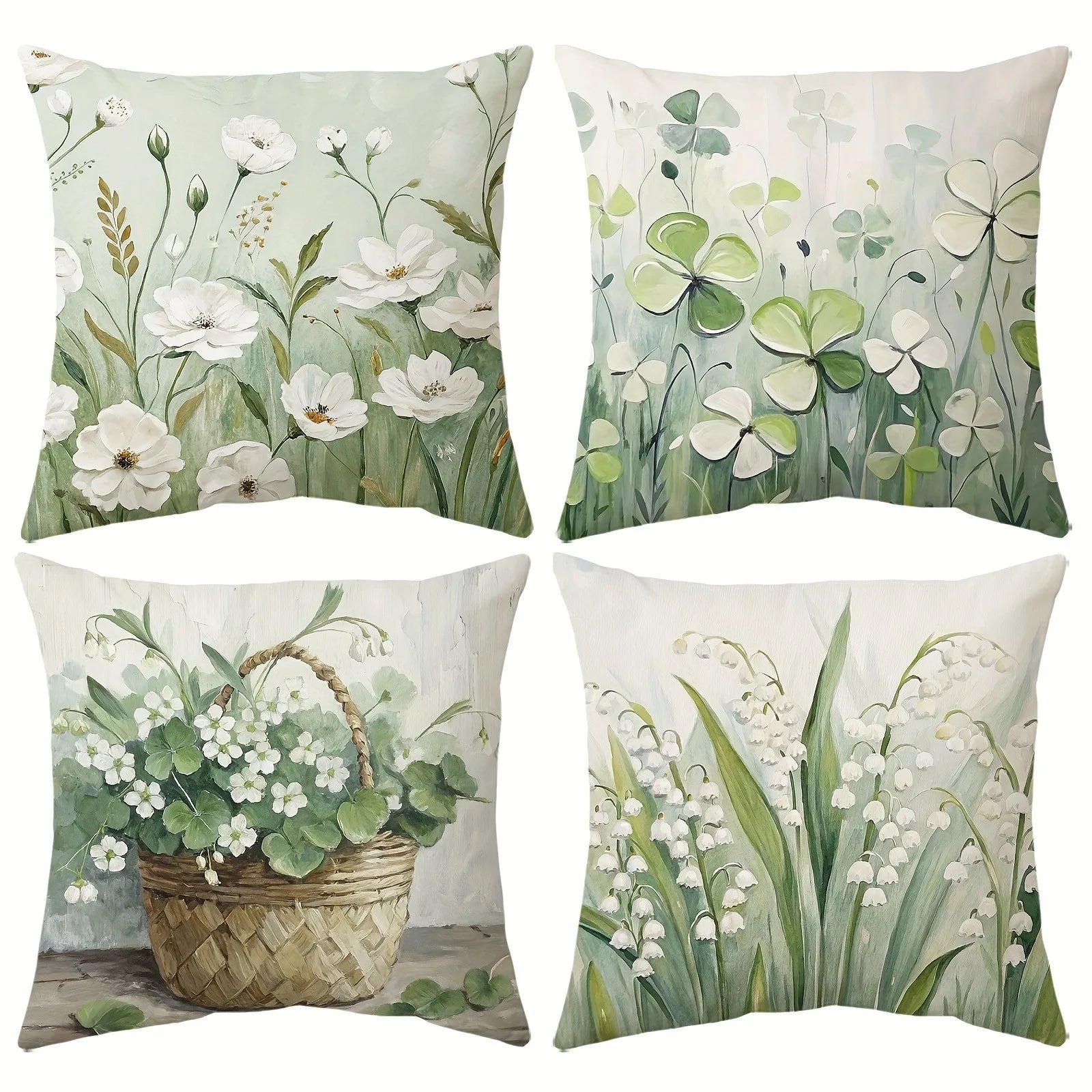 Spring Floral Cushion Cover – Sofa & Bedroom Decor - The Uplift Shop