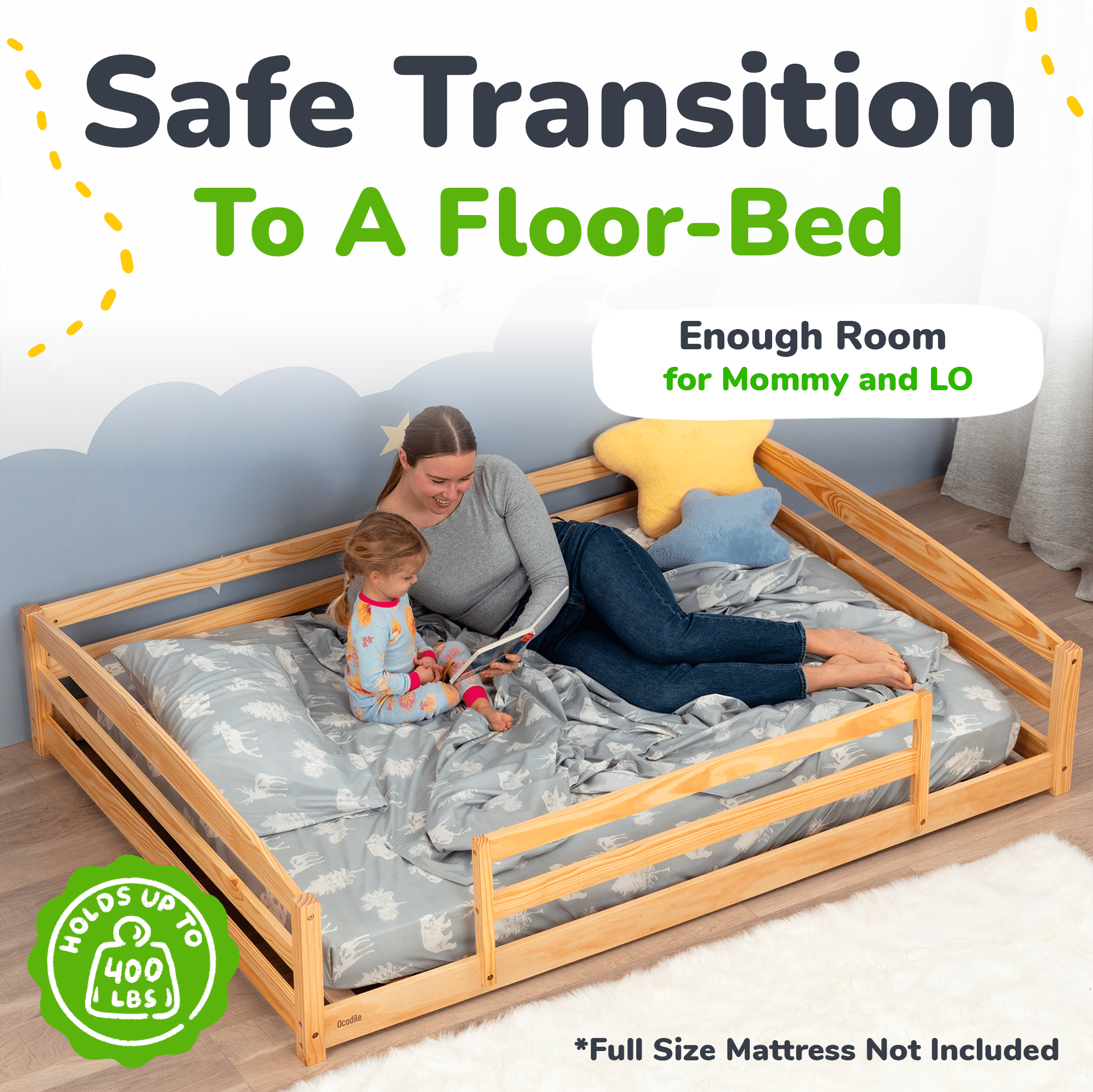 Floor Bed - Full Size - The Uplift Shop