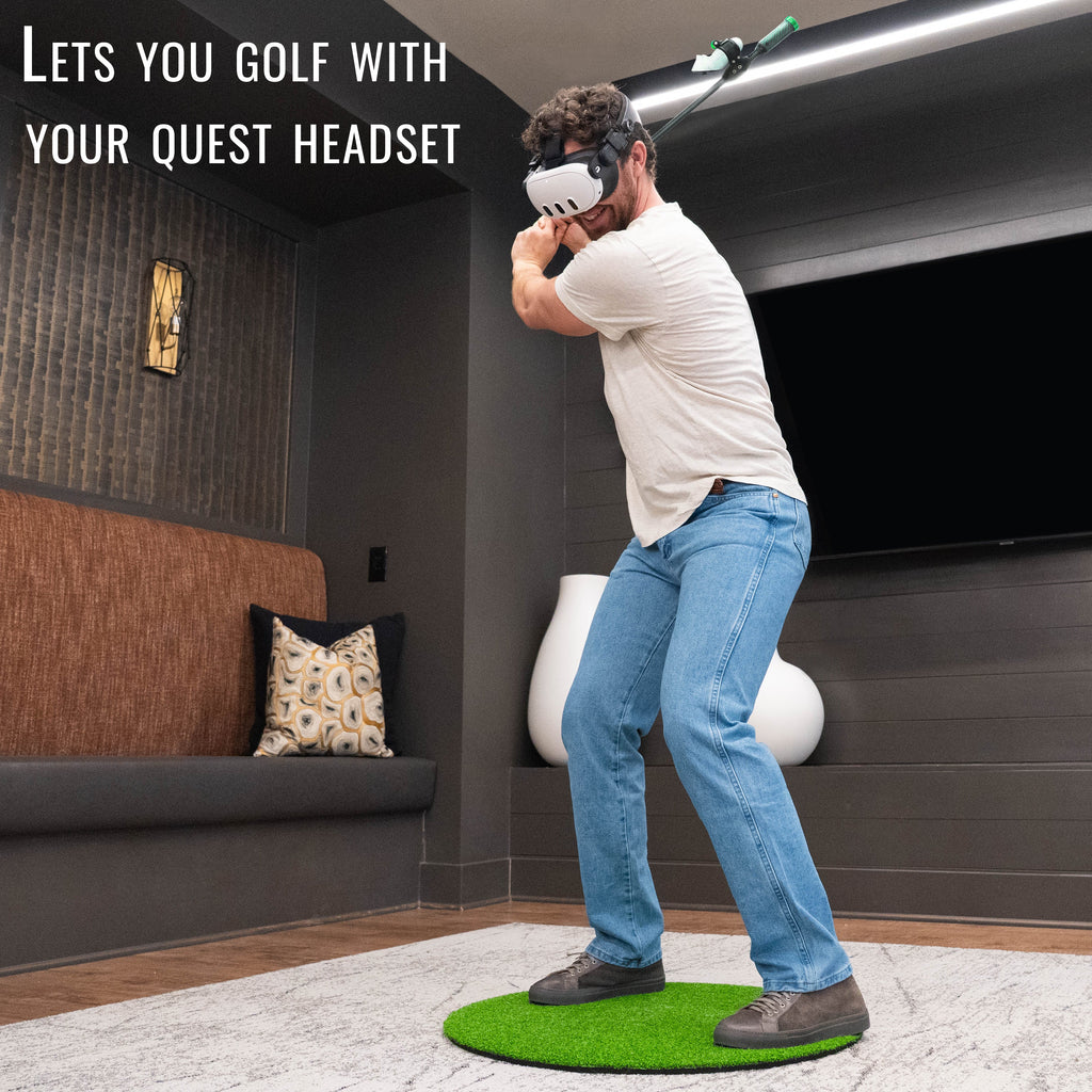 DriVR Elite - Adjustable VR Weighted Golf Club Handle Accessory - Compatible with Quest 2, 3/3s, and Pro - The Uplift Shop