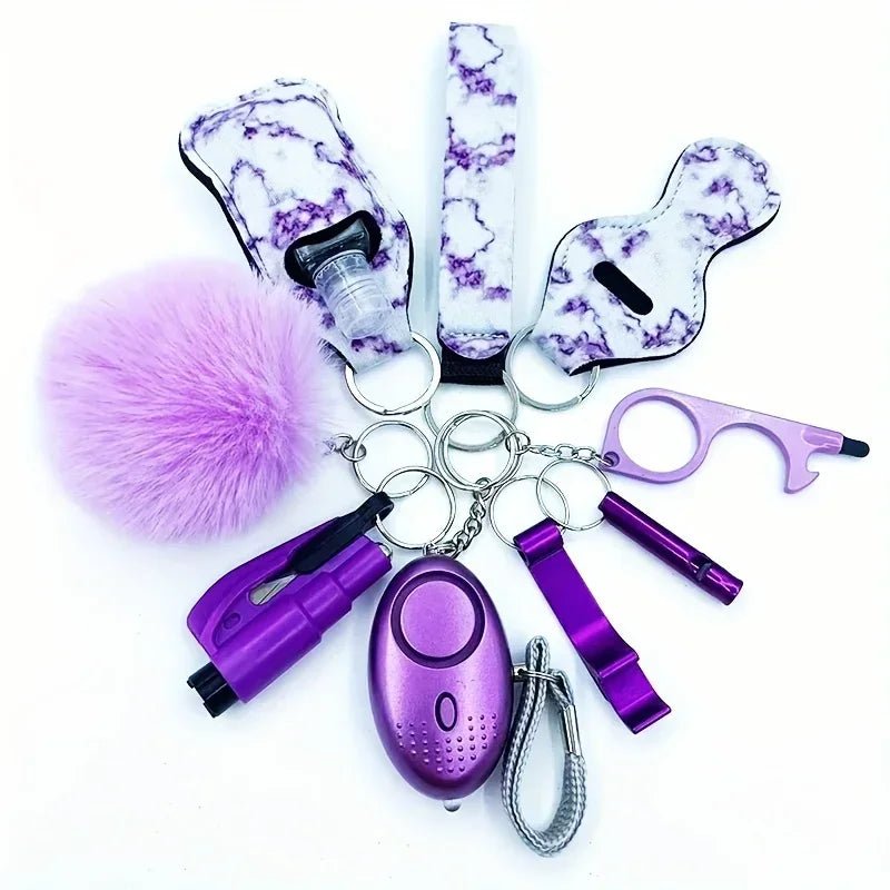 Self Defense Keychain for Women - Personal Safety Alarm with LED Light & Emergency Whistle | Protective Security Accessories - The Uplift Shop