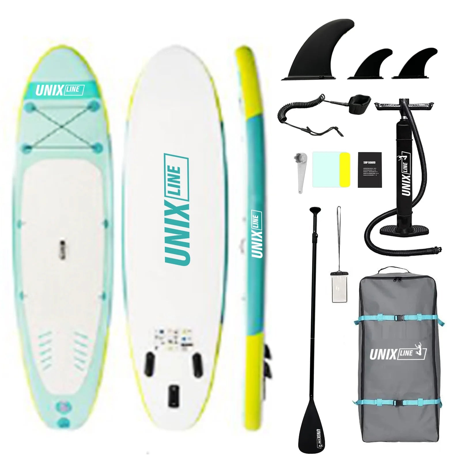 Premium Inflatable SUP Paddle Board – Double - Thick PVC Surfboard with Full Kit - The Uplift Shop