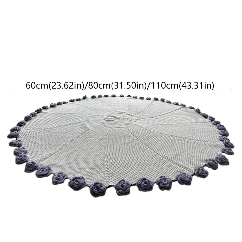 Crochet Rose Bouquet Blanket – Soft Floral Hug Blanket - The Uplift Shop
