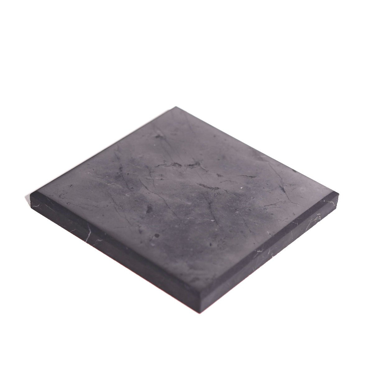 Shungite Square Plate 4 Inch - The Uplift Shop
