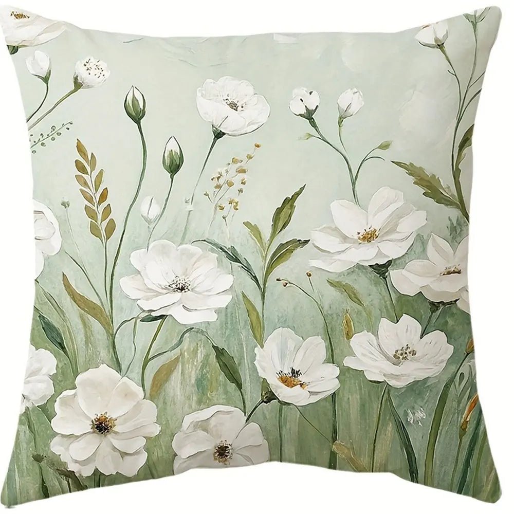 Spring Floral Cushion Cover – Sofa & Bedroom Decor - The Uplift Shop