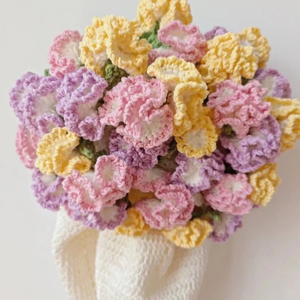 Crochet Rose Bouquet Blanket – Soft Floral Hug Blanket - The Uplift Shop