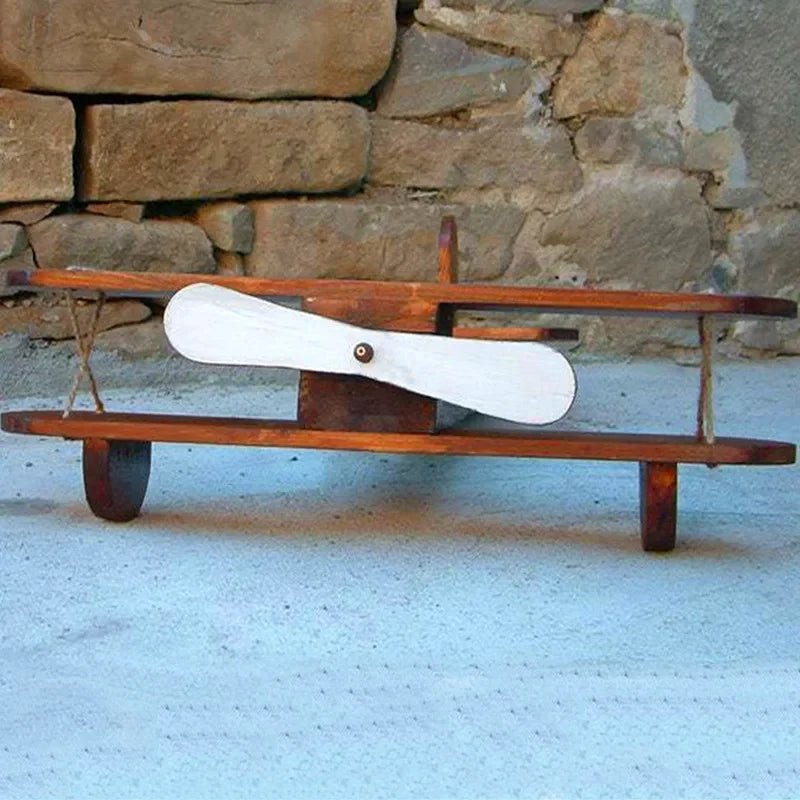 Retro Wooden Plane Baby Milestone Photo Prop - The Uplift Shop