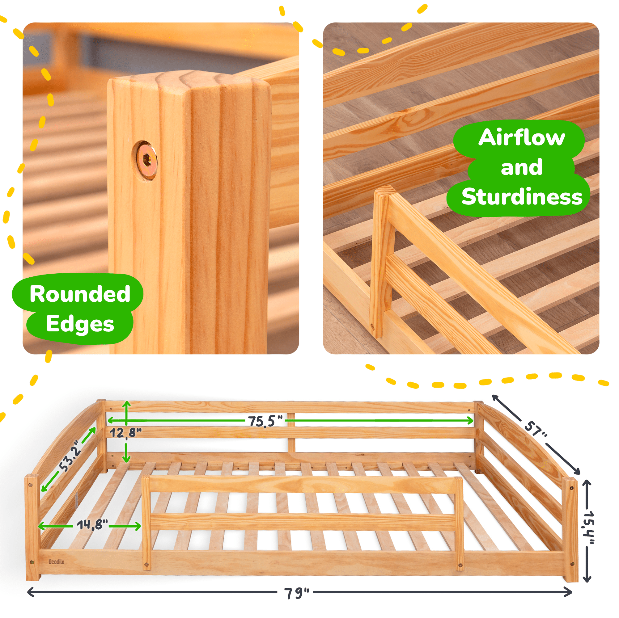 Floor Bed - Full Size - The Uplift Shop