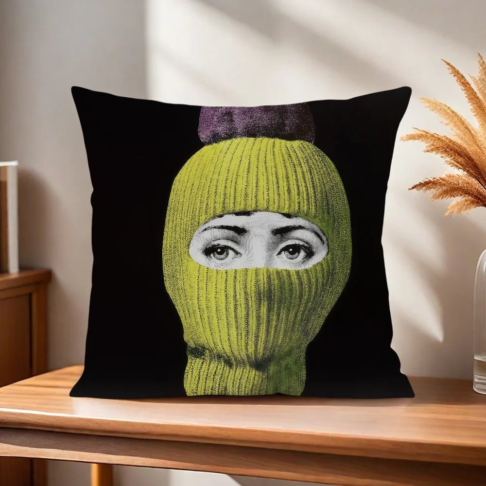 Modern Art Face Decorative Pillow Cover – Sofa & Home Decor Cushion Case - The Uplift Shop