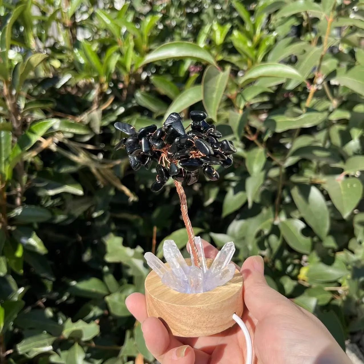 Crystal Money Tree with LED Base – Feng Shui Wealth & Birthday Gift - The Uplift Shop